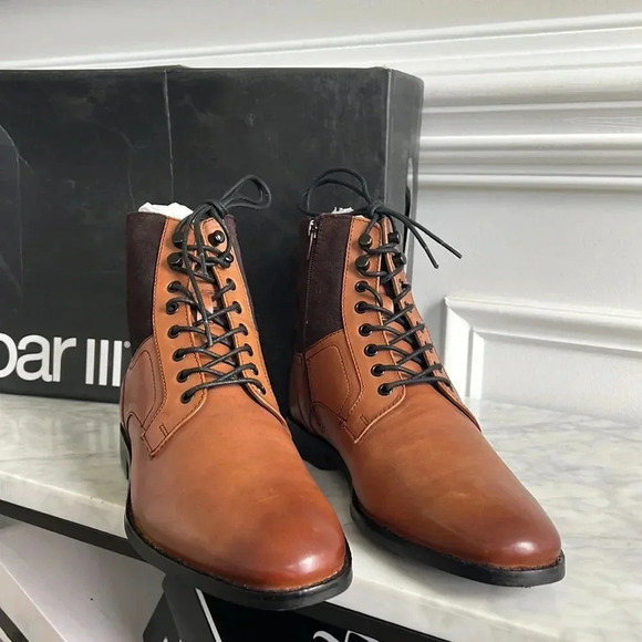 Bar III Boots Jerry Size US 7.5 M Mixed Brown Leather - Picture 3 of 5